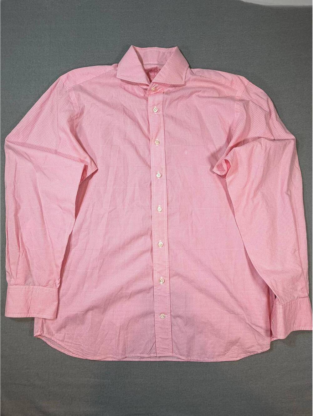 Axel's of Vail Pink Gingham Shirt Sz Large